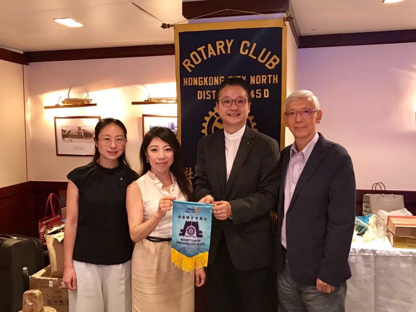 “Healthy Air” sharing to the Rotary Club of Hong Kong City North