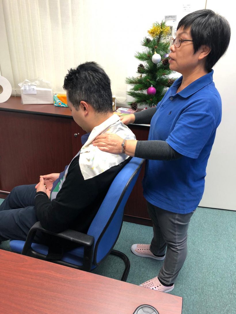 Company Employee Benefits-Head, Shoulder and Neck Massage (Q4 2019)